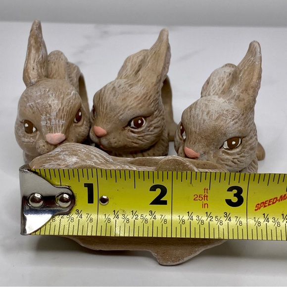 Napkin Ring Holder Bunny Rabbit Rustic - Picture 8 of 9